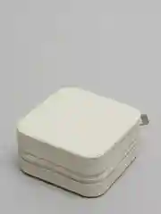 Белый шкатулка для хранения ювелирных украшений