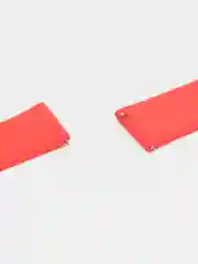 Красный силиконовый ремешок с кнопкой для Xiaomi Amazfit Bip / Samsung / Huawei, 20 мм