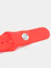 Красный силиконовый ремешок с кнопкой для Xiaomi Amazfit Bip / Samsung / Huawei, 20 мм
