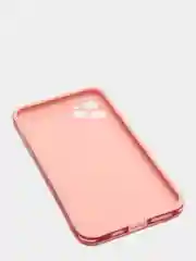 Розовый чехол усиленный с полосой для iPhone 11 Pro Max, силиконовый