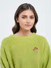 Золотой брошь женская