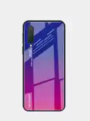 Фуксия чехол противоударный для Xiaomi CC 9, градиентный