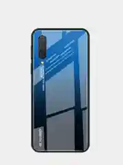 Темно-синий чехол противоударный для Xiaomi CC 9, градиентный
