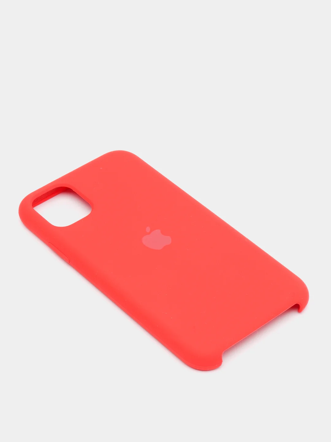 Красный чехол силиконовый iPhone 6/6S, 7/8/SE 2020, Plus, X/XS, XR, 11, 12, Pro, Max