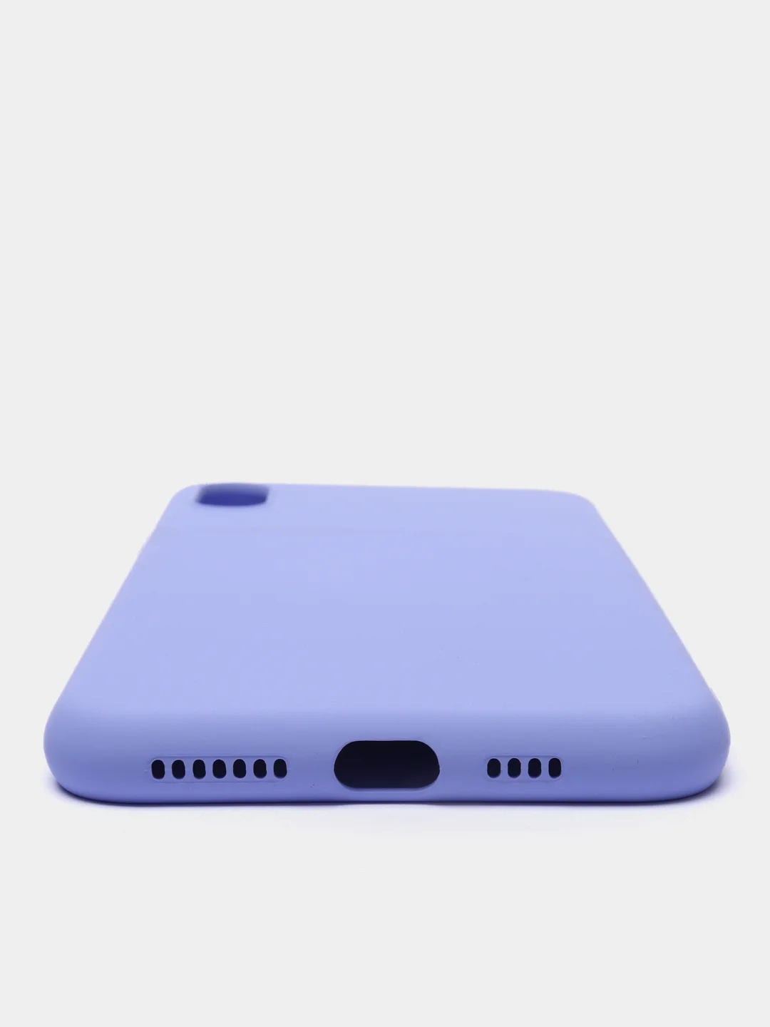 Пурпурный чехол для Apple iPhone XS Max силиконовый