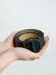 Зеленый ремень женский