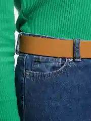 Рыжий ремень женский