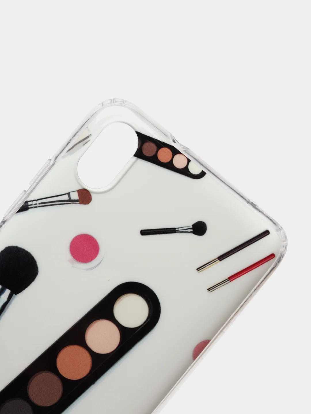 Белый чехол Xiaomi Redmi 7A, Сяоми Редми 7А с рисунком "Косметика"