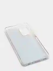 Фиолетовый чехол Samsung Galaxy A52 / A52s, Галакси А52 силиконовый переливающийся жидкий с блестками