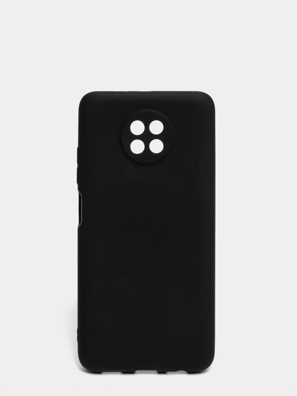 Чехол для Xiaomi Redmi Note 9T, силиконовый, черный