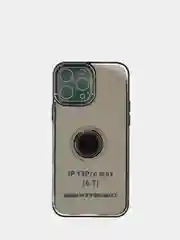 Зеленый чехол прозрачный силиконовый с кольцом iPhone 13/13 Pro/13 mini/13 Pro Max, защитный