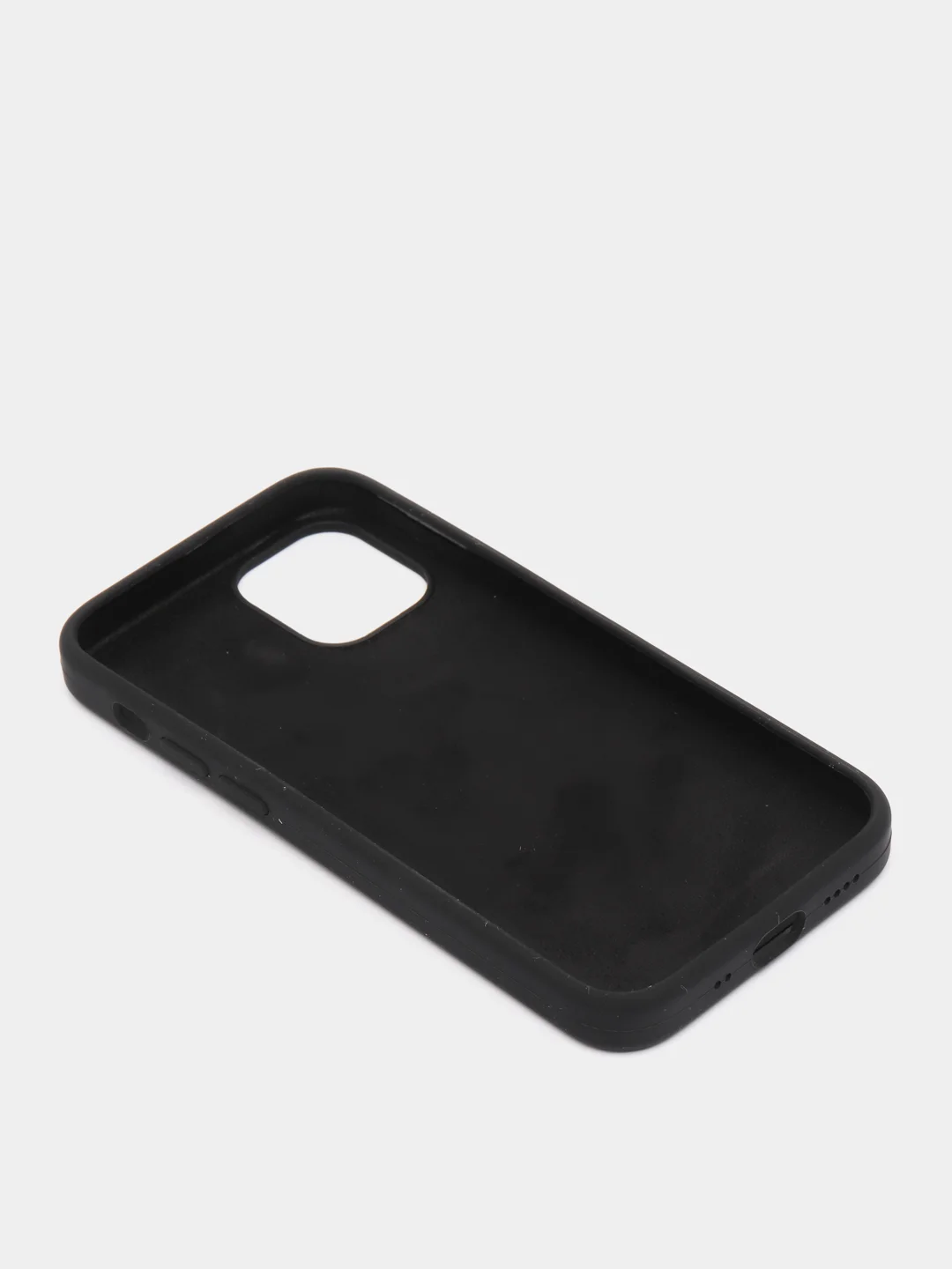 Черный чехол силиконовый для Apple iPhone 12Pro/12Mini/12/7/8