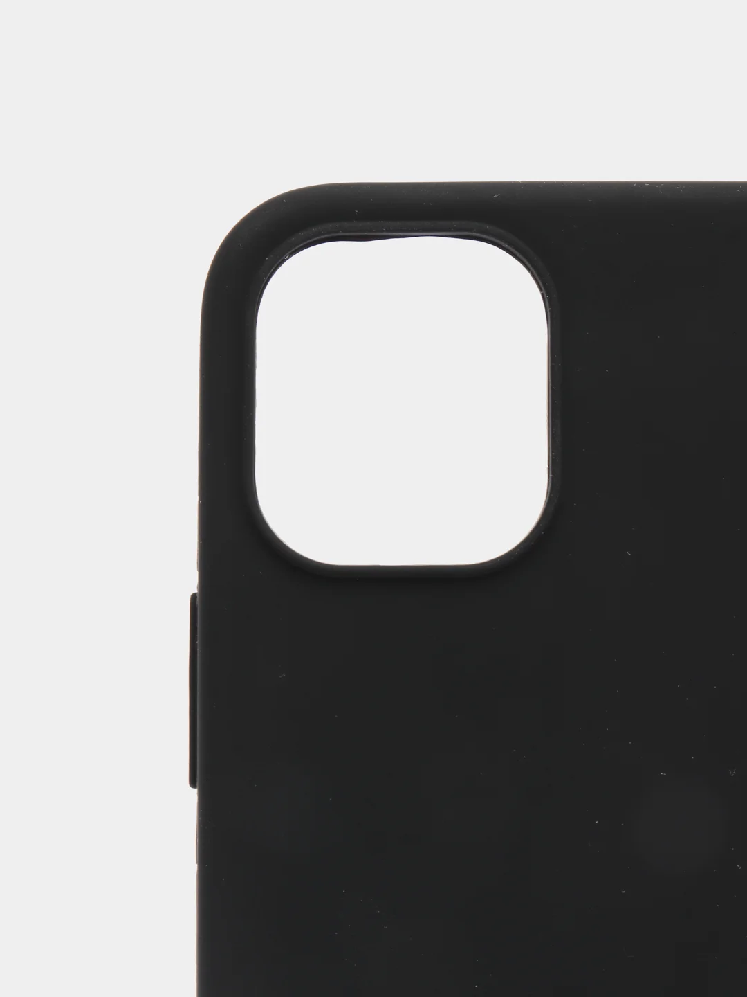 Черный чехол силиконовый для Apple iPhone 12Pro/12Mini/12/7/8