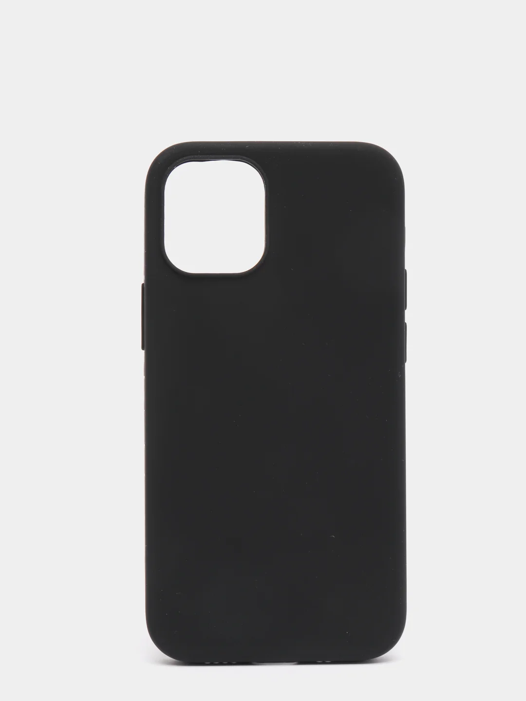Черный чехол силиконовый для Apple iPhone 12Pro/12Mini/12/7/8