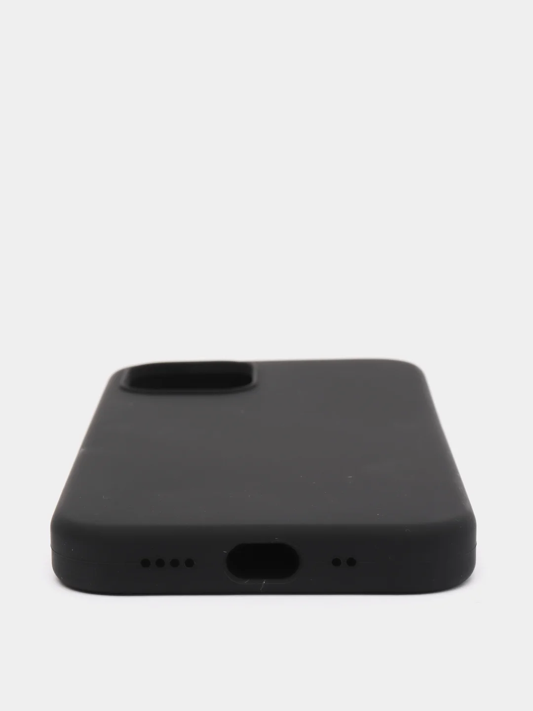 Черный чехол силиконовый для Apple iPhone 12Pro/12Mini/12/7/8