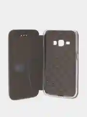 Серый чехол книжка Samsung Galaxy J1 2016 / J120
