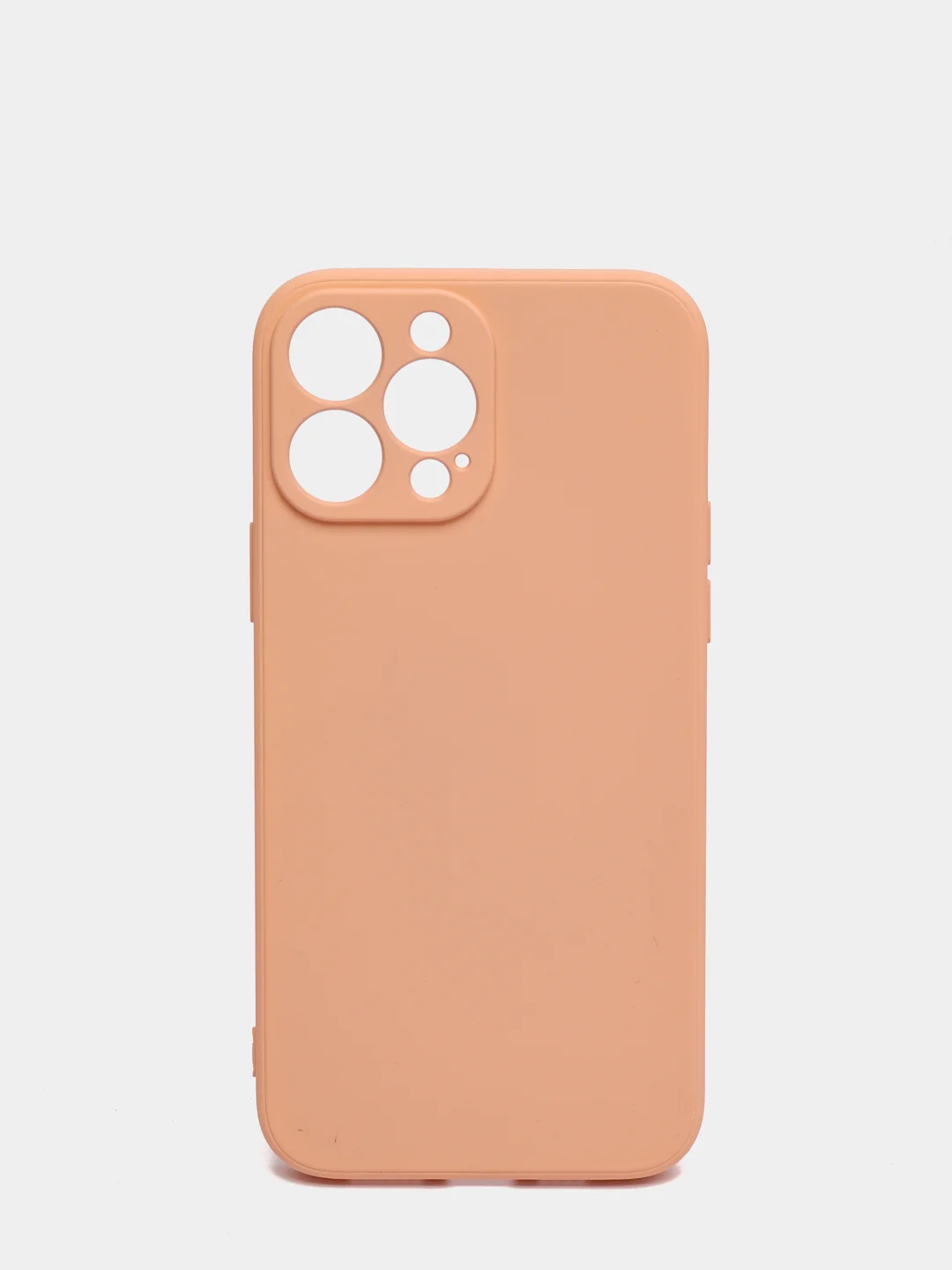 Розовый чехол iPhone 13 Pro Max, силиконовый на айфон про макс