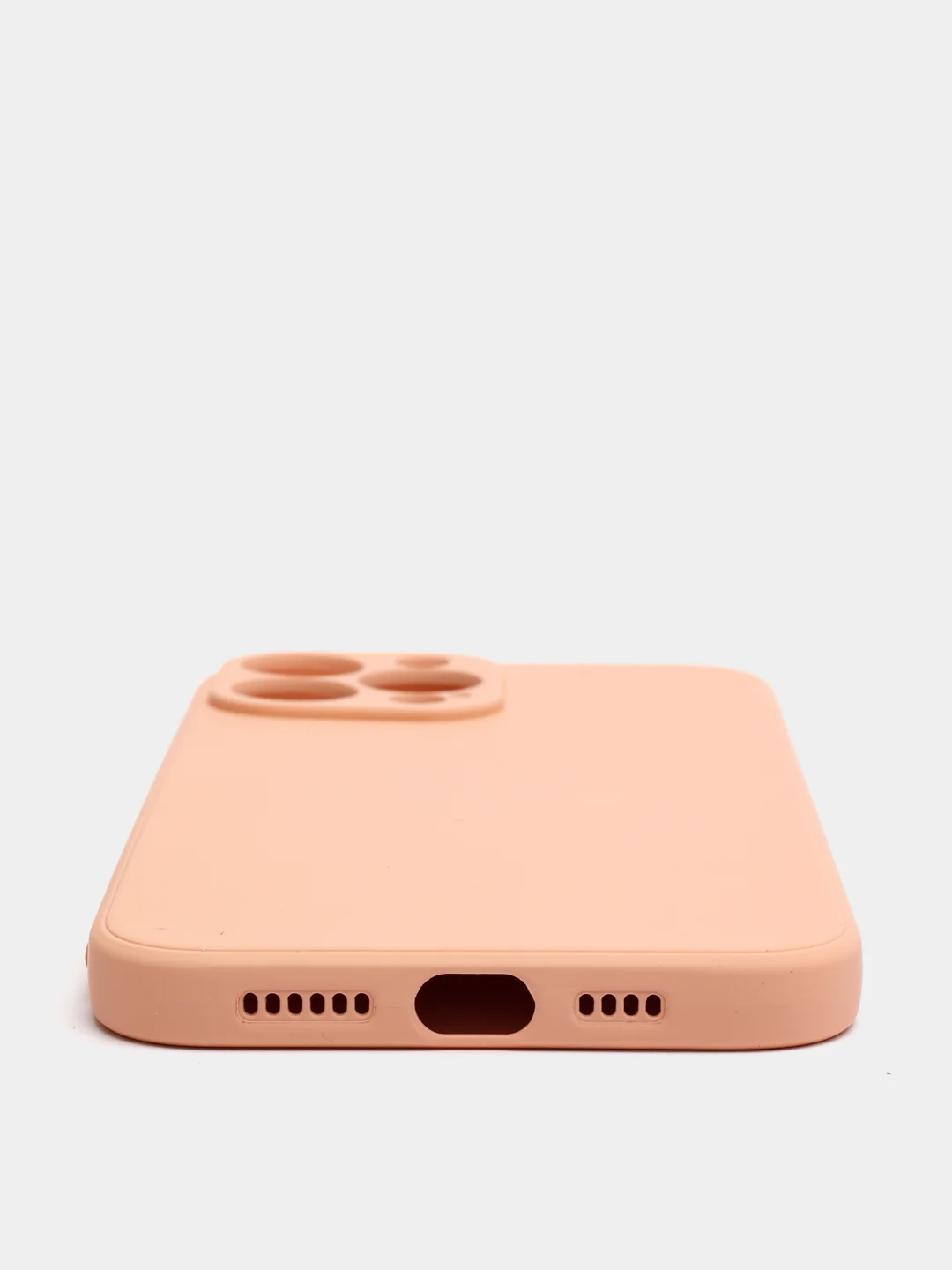 Розовый чехол iPhone 13 Pro Max, силиконовый на айфон про макс