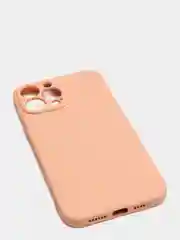 Розовый чехол iPhone 13 Pro Max, силиконовый на айфон про макс