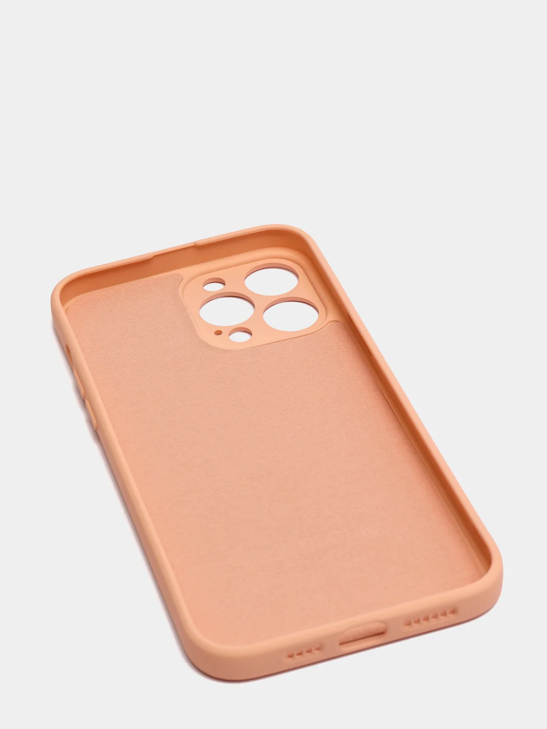 Розовый чехол iPhone 13 Pro Max, силиконовый на айфон про макс