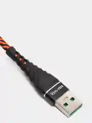 Кабель для зарядки Micro USB, 1 м, 2.4А, быстрая зарядка, QC3.0, тканная оплетка