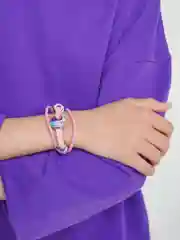 Розовый браслет Эльза / Анна "Холодное Сердце"