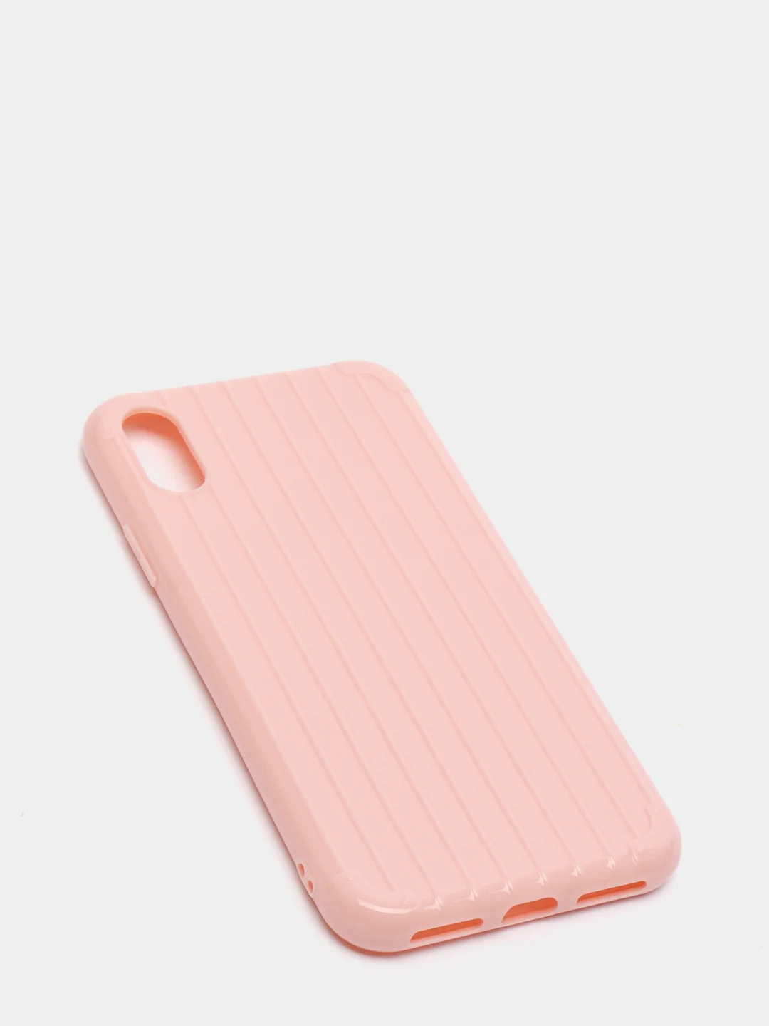 Прозрачный чехол для Apple iPhone X / XS, 8 цветов, силиконовый, ребристый