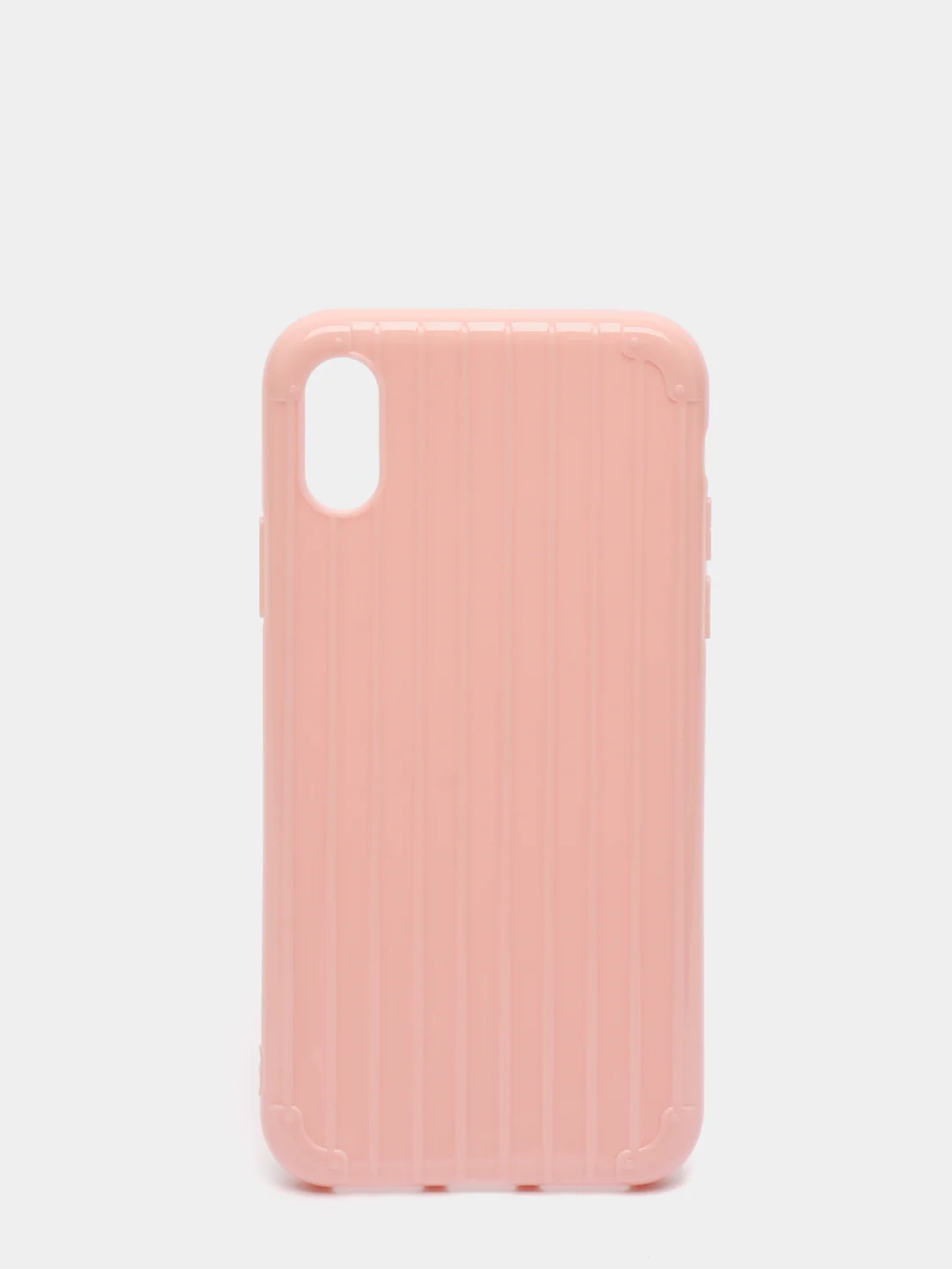 Прозрачный чехол для Apple iPhone X / XS, 8 цветов, силиконовый, ребристый