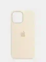 Бежевый чехол iPhone 12 Pro Max, силиконовый