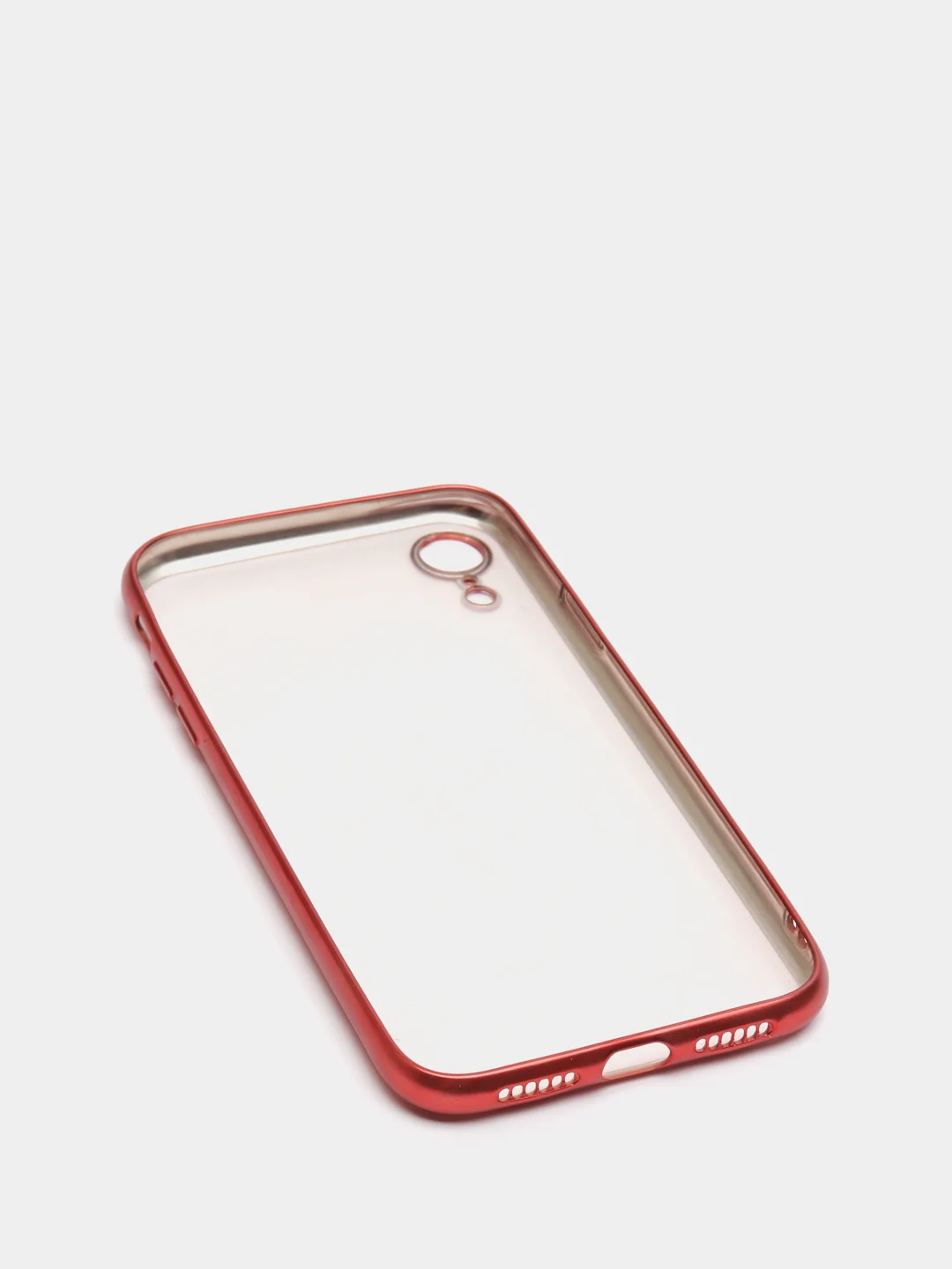 Красный чехол силиконовый для iphone/ 6/6s/7/8/se/xs/xsmax/xr/11/11pro/11promax с цветными рамками