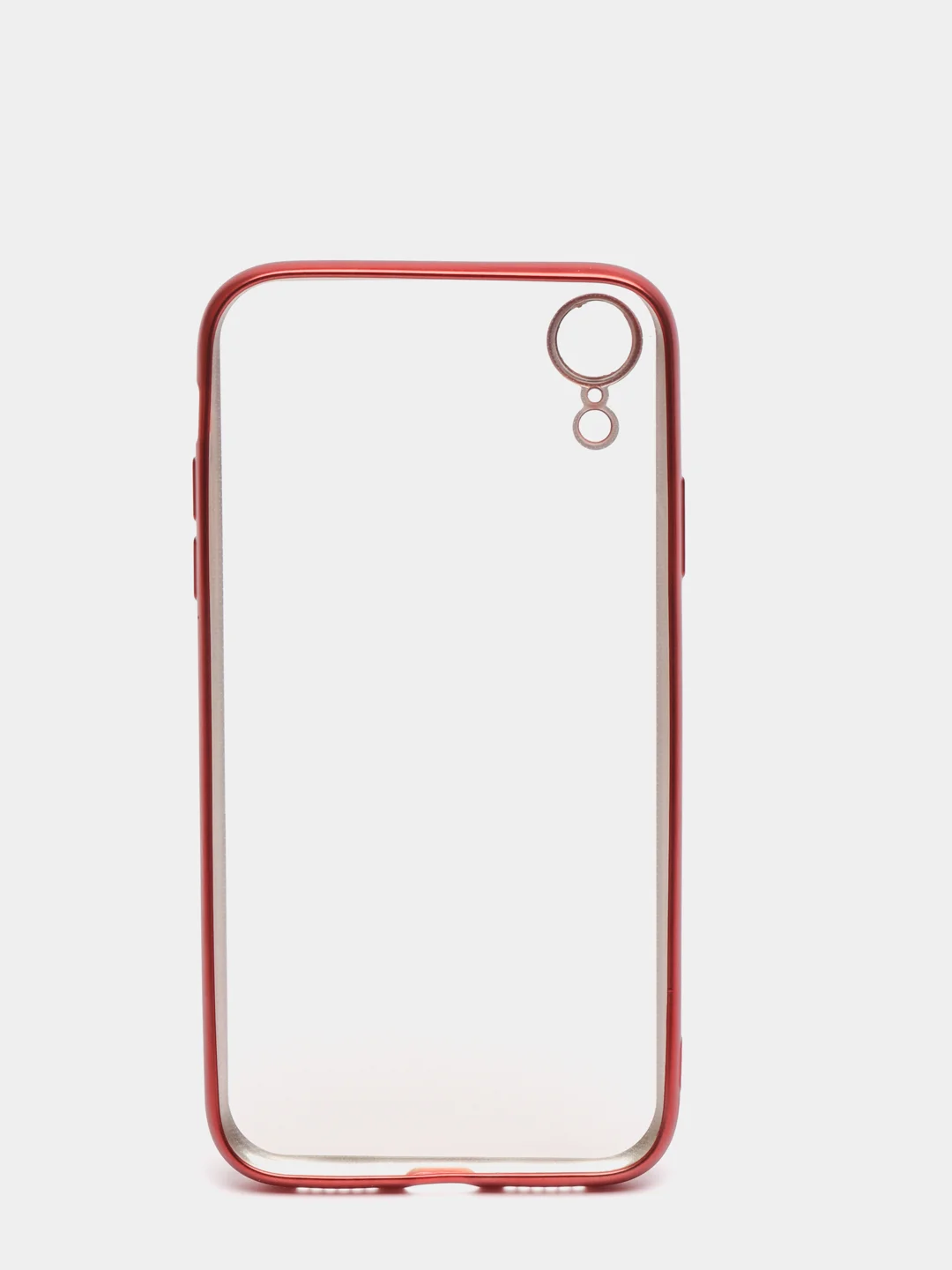 Красный чехол силиконовый для iphone/ 6/6s/7/8/se/xs/xsmax/xr/11/11pro/11promax с цветными рамками