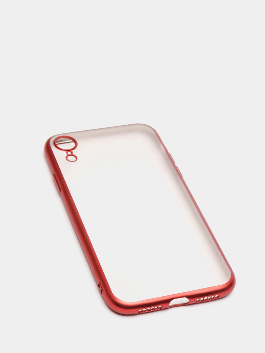 Красный чехол силиконовый для iphone/ 6/6s/7/8/se/xs/xsmax/xr/11/11pro/11promax с цветными рамками