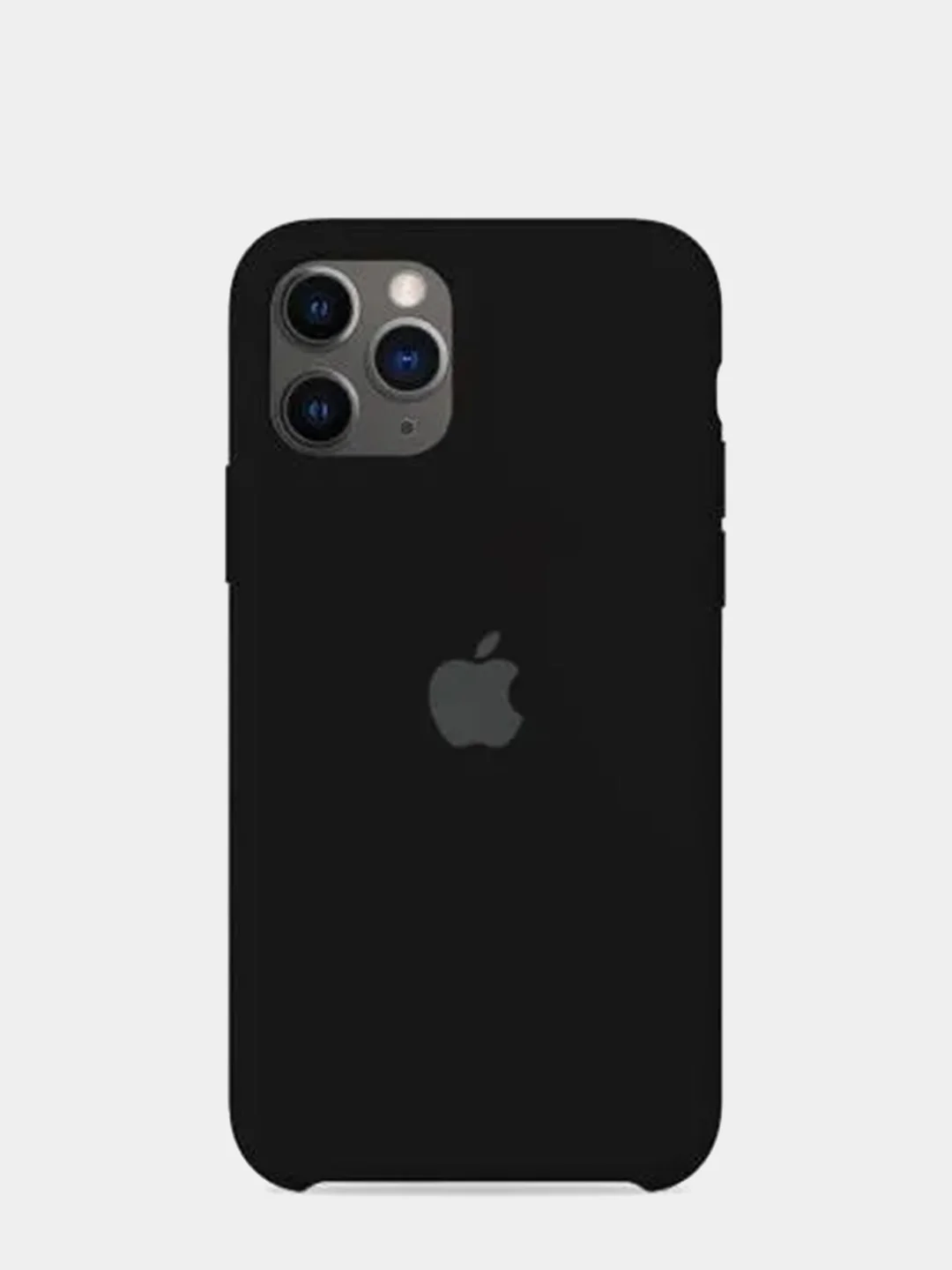 Черный чехол силиконовый для iPhone 11 Pro Max