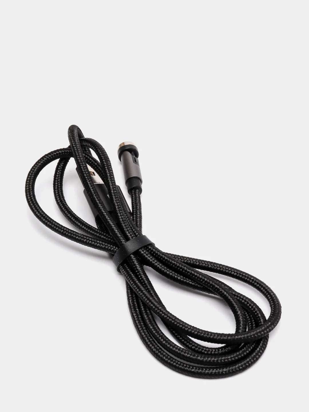 Черный магнитный кабель для зарядки телефона Apple Lightning, Type-C, Micro-USB, провод, шнур 1 м