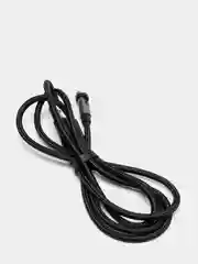 Черный магнитный кабель для зарядки телефона Apple Lightning, Type-C, Micro-USB, провод, шнур 1 м