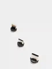 Черный магнитный кабель для зарядки телефона Apple Lightning, Type-C, Micro-USB, провод, шнур 1 м