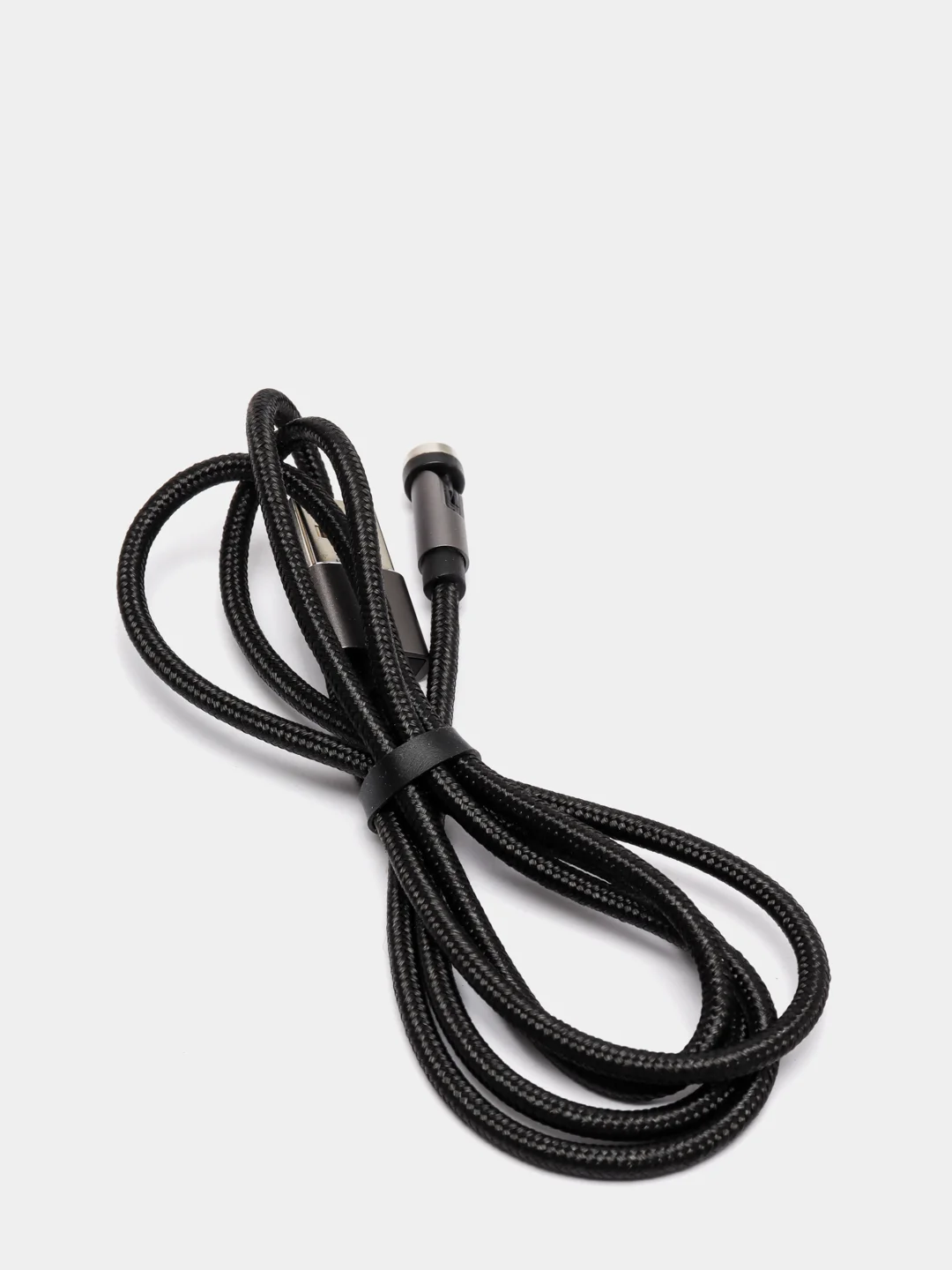 Черный магнитный кабель для зарядки телефона Apple Lightning, Type-C, Micro-USB, провод, шнур 1 м