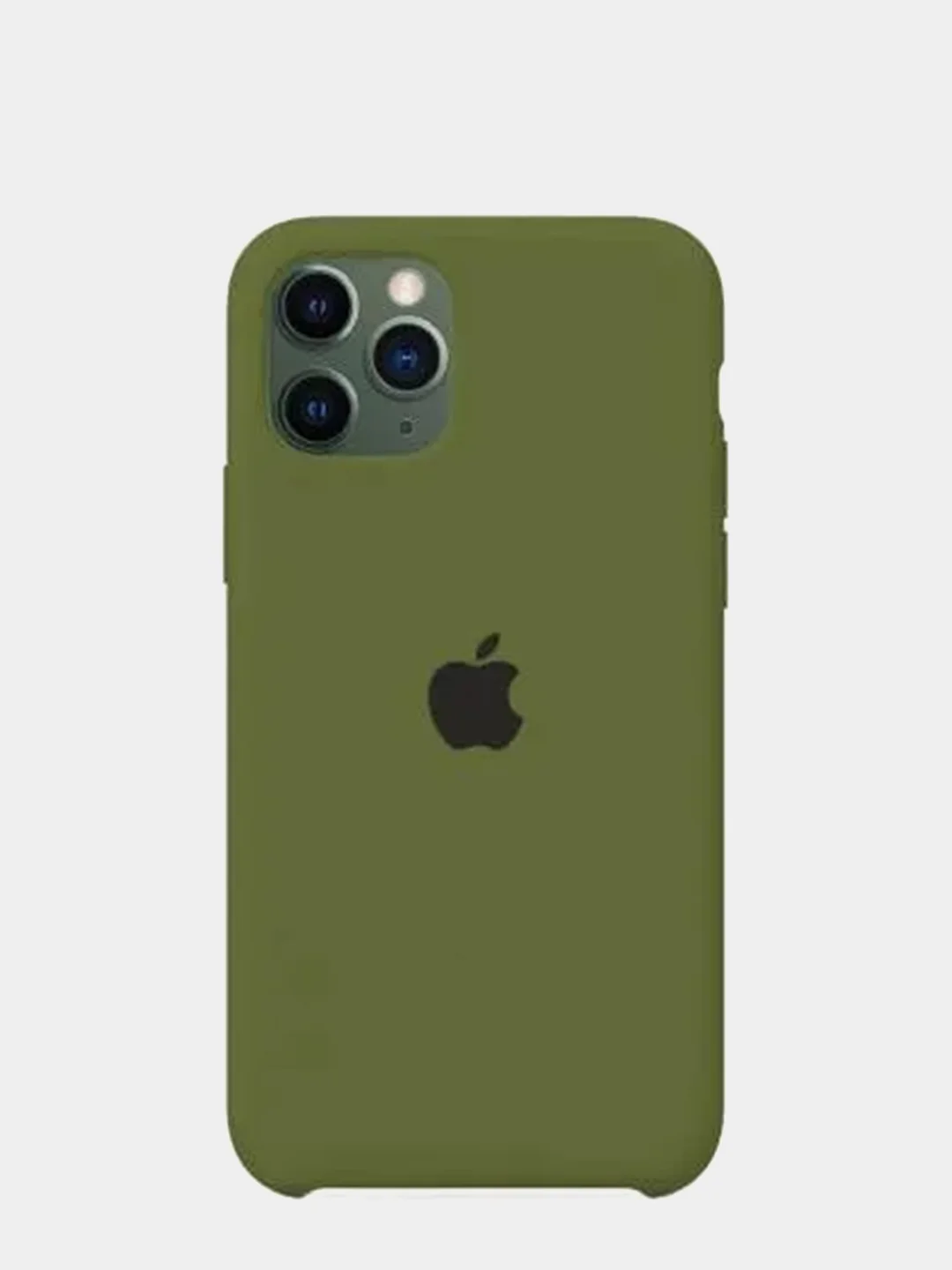 Зеленый чехол силиконовый для iPhone 11 Pro Max