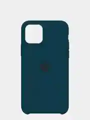 Синий меланж чехол силиконовый для iPhone 11 Pro Max