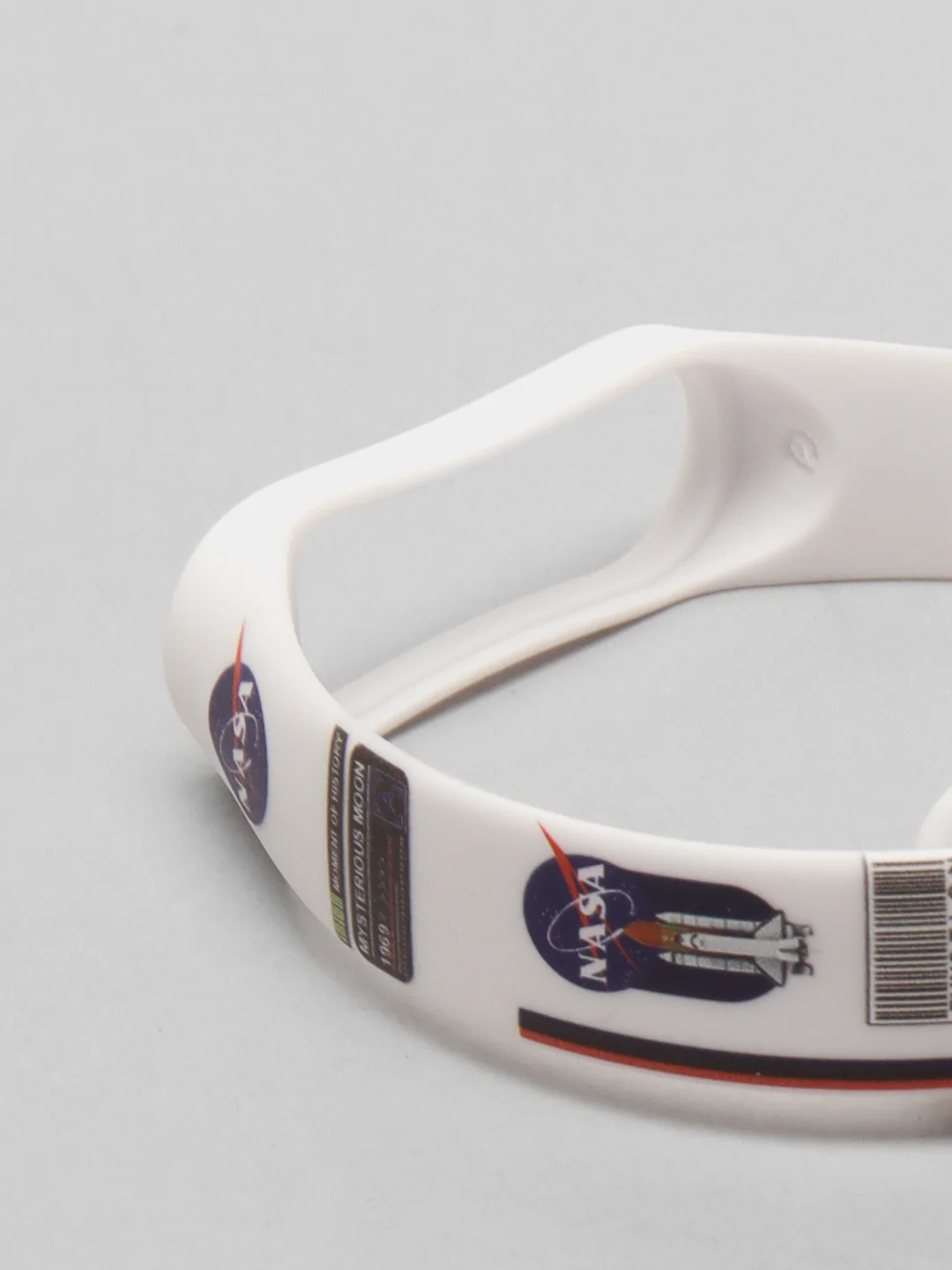 Голубой ремешки с рисунком для Xiaomi Mi Band 3 и 4