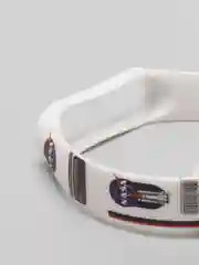 Голубой ремешки с рисунком для Xiaomi Mi Band 3 и 4