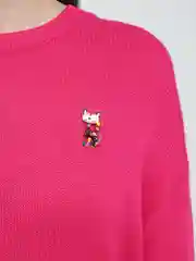 Белый брошь женская "Кошка"