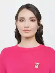 Золотой брошь женская "Котенок в кружке"