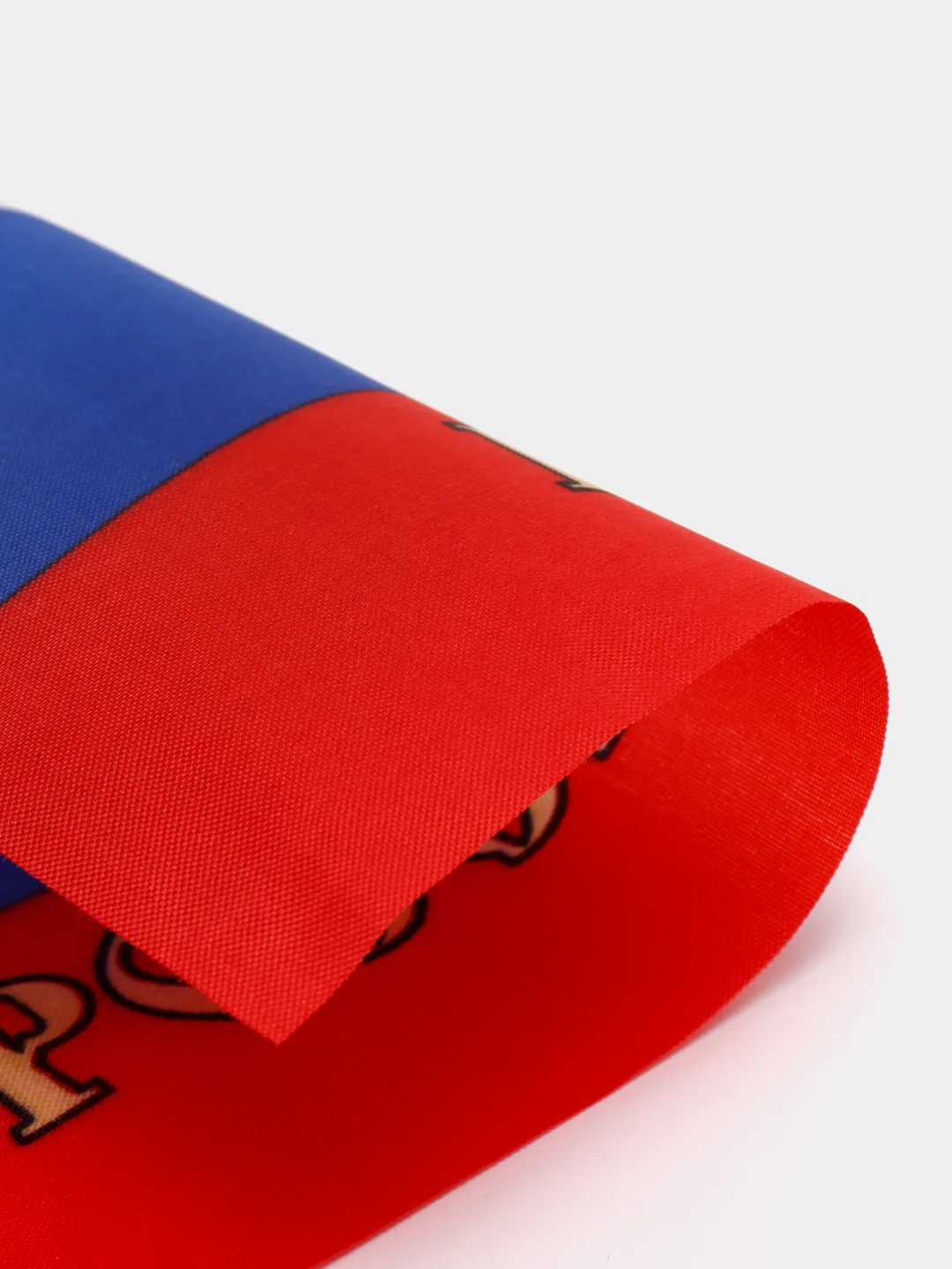 Флаг России с гербом и флагштоком