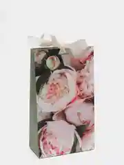 Пакет подарочный "Пионы"