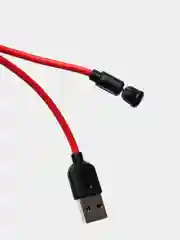 Красный магнитный кабель USB, 2 метра