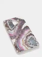 Коралловый меланж чехол Samsung Galaxy J6, Самсунг Галакси Джи6 2018 силиконовый с мраморным рисунком