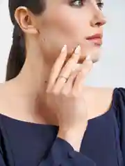 Серебряный кольцо со вставками из фианитов, Xuping