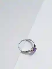 Аметистовый кольцо с камнем, позолота