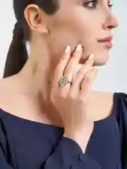 Крупное кольцо геометрической формы, Xuping